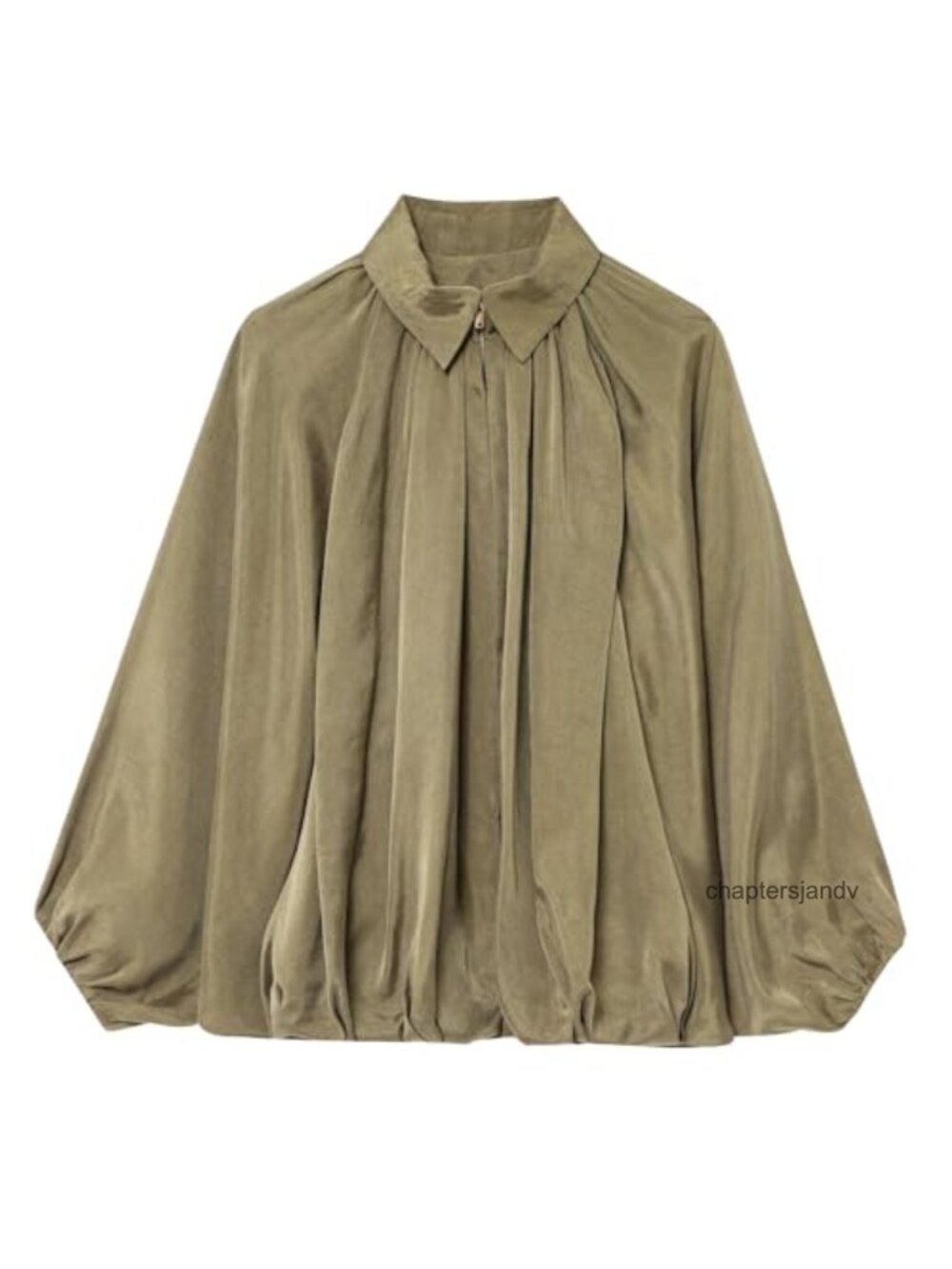Women's Lightweight Puffer Bomber Jacket Zip-Up Oversized Casual Streetwear